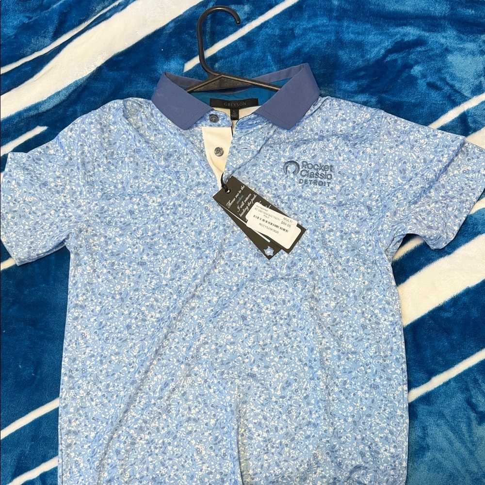Greyson Light Blue Kids Polo Shirt